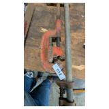 Ridgid Pipe Cutter & Wood Clamp