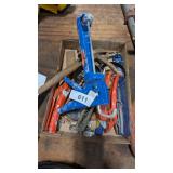 Caulk Gun, C-Clamp, Oil Filter Wrench, +