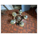 Wagon Wheel Light Fixture -