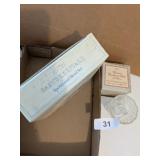 Avon Bowl & Spoon Set, Fostoria Condiment Dish
