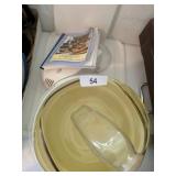Plastic Cutting Boards, Mixer, Serving Bowls
