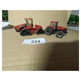 (2) Case Metal & Plastic Tractors