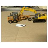 Case Grader & John Deere Trackhoe -**
