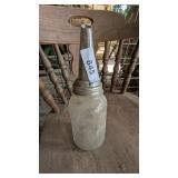 Glass Oil Jar