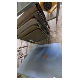 Card Table & (4) Folding Lawn Chairs