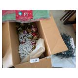 Christmas Bead, Ornaments, Tree Topper, Lights