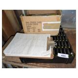 Auction Clerking Box, Tickets & Other