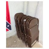(12) Metal Folding Chairs