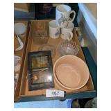 Vintage Dishes, Haeger Planter & Other