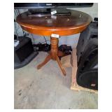 Pedestal Bar Height Table