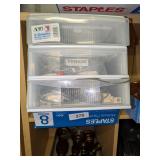(2) Storage Containers w/ Contents