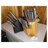 (2) Knife Blocks w/ Knives