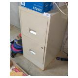 Two Drawer Filing Cabinet + Side Table