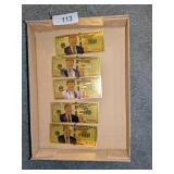 (5) Simulated 1000 Dollar Trump Bills