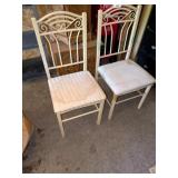 (4) Metal Chairs [Non Matching]