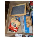 Jenga Game, Chalkboard & Other