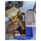 Tupperware Container, Ball Jar & Other