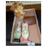 Hull Strawberry Vase & Other