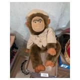 Plush Monkey w/ Velvety Face