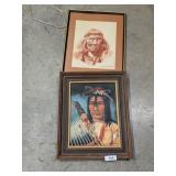(2) Native American Wall Art