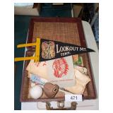 Vintage Case w/ Lookout Mt. Pennant &