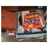 Vintage 45 Record Box & Records +
