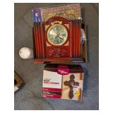 Battery Op Clock, Cross Wall Sconce & Other