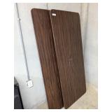 (2) 6ft. Metal Framed Tables