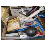Fire Alarm, Window Squeegee & Other