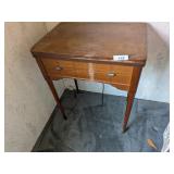 Sewing Cabinet w/ Singer Sewing Machine