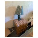Night Stand w/ Table Lamp