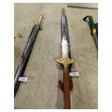 Brave Heart Type Decorative Sword w/ Sheath