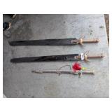 (3) Decorative Swords