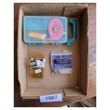 Eight Compartment Kid Tackle Box, Oval Sinkers &