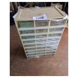 Plastic Organizer w/ Contents