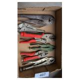 Assorted Locking Pliers - Speedway, Vise-Grip,
