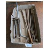 Jack, Tire Tool, Long Wrench & Other