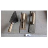 Pointed Trowel, Float & Flat Towel