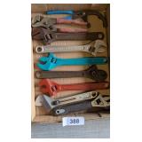 Assorted Adjustable Wrenches - Proto, Crescent,