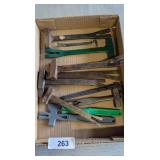 Assorted Pry Bars & Hammers