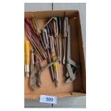 Assorted Screwdrivers, Locking Pliers & Other