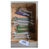 Assorted Adjustable Wrenches - Crescent, Husky,