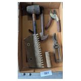 Punches, Rubber Mallet, Hammers, Snips & Other