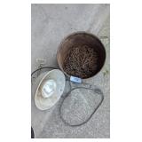 Lamp, Chain & Tin
