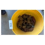 Bucket w/ Large Washers & Nuts