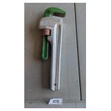 36" Pipe Wrench - Handle is cut