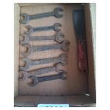 (7) Ford Wrenches & Putty Knife