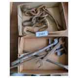 Hooks, Metal Hatchet, Wrench & Other