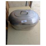 Vintage Wagner Ware Aluminum Roaster - 12x18