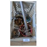 Basket w/ Hooks, Nuts, Bolts & Other